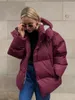 Abrigos de trinchera para mujer Clinkly acolchado mujer invierno suelto parkas abrigo vintage pan outwear oficina damas cálido algodón puffer s