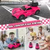 Electric RC Car 1 24 RC dryft kaskader z lampką w sprayu zdalne radio kontrolowane przez dzieci wyścigi i ciężarówki zabawki dla chłopców 231013