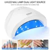 Nagelkonstpaket Professionell Manicure Kit Acrylic UV LED -lamptork Torkare Semi Permanent Lack Gel Polish Base Coat 231013