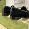 Kledingschoenen designer schoenen Jordaan Loafer 100% echt leer Dames platte schoenen Kristal verfraaid Horsebit Heren Muilezels opvouwbare schoenen luxe Princetown EU 36-46