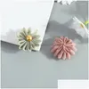 Fleurs décoratives 10 pièces Version coréenne de bricolage accessoires de cheveux faits à la main coiffure fleur broche chaussure ornement Dhtbv