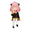 Mascot kostymer förförsäljning äkta figur 13cm anime spyfamily anya forger liten bönor sinnet läsning uniformer söt modell doll leksak gåva samla pvc