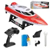 2.4G RC High Speed ​​Boat HJ806 35 km/h vattentät racing Dual Motor Model Electronic Radio Control Speedboat Gifts Toys for Boys