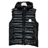 Luxur Designer Mens Vests Womens broderi Badge Thicked Warm Down Tank Top Par Lose Casual Winter Puffer Vest CoAFR7