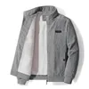 Мужские куртки Y2K Мужская одежда 2023 Вельветовое пальто Зимний топ с бараниной плюс бархатная утолщенная куртка большого размера 231012