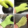 Five Fingers Gloves 1Pcs Cleaning Microfiber Coral Fleece Car Grooming Solid Color Finger Dust Removal Housework Absorbent 231012