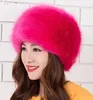 BeanieSkull Caps Qearlstar Man Women Fur Hats Thicken Warm Furry Faux Fur Flat Top Caps Winter Russian Casual Luxury skullies beanie ZKG33 231012