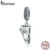 Ciondolo con ciondolo per scarpe da ginnastica in argento sterling 925 per braccialetto da donna originale Accessori omaggio SCC1541 210512268y