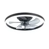 Moderne woonventilatorlamp De hangende ventilator met acryl LED-verlichting