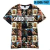 Männer T Shirts 3D Gedruckt Skibidi Toilette T-Shirt Sommer Frauen Männer Oansatz Kurzarm T Streetwear Y2k Tops