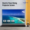 150 inch elektrisch tab-gespannen vloerstijgend projectiescherm Obsidiaan lange focus ALR Black Crystal voor thuisbioscoop 8K-projector