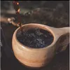 Mokken 200300ML Finland Kuksa Draagbare Houten Koffie Handgemaakte Melktheekop Met Handgreep Ontbijt Drinken Keuken Drinkgerei 231013