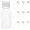 Ta ut containrar 10 datorer Tryck Ink Milk Bottle Travel Sealed Container Cap Abs Drinking Juice Bottles