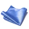 Mouchoirs de haute qualité marque foulard homme bleu foncé rayé poisson d'avril ajustement formel fête poche carré mouchoirs costume accessoires 231012