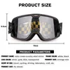 Okulowe okulary soman retro goggle mężczyźni motocykl na zewnątrz jazdy motocross z drogi w dół cztery sezon Powersport gogle 231012