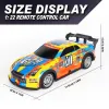 Voiture RC à grande vitesse, voiture à dérive RC avec lumières LED, modèle de véhicule télécommandé 27HZ, voiture de course, jouet de Sport pour enfants et