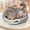 Kattenbedden Meubels Kattenbed Huis Kennelnest Rond Huisdieren Slaapgrot Kittenbedden Dierenmand Gezellig Kitten Lounger Kussen Kattenhuis Tent Hondenhuis 231011