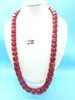 Collier ras du cou classique en corail rouge naturel, bijoux de mariage pour hommes africains