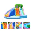 Outdoor Inflatable Playground Castle Water Slide Park For Kids Children Park Toys Playhouse with Blower Jumper for Kids Indoor Outdoor Play Fun Birthday Small Gifts