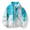 Mannen Down Parka Winter Dikke Jassen Mannen Warm Puffer Harajuku Jas Mannelijke Oversized Casual Jas Vrouw Stand Kraag Bubble Bovenkleding 231012