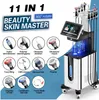 強力な11 in 1 Hydra Dermabrasion MicroDermabrasion Machine EMS RF SKIN REINATION FRECKLE除去酸素ジェットピールフェイシャルビューティー装備