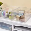 Opbergdozen Transparant Acryl Box Woonkamer Slaapkamer Desktop Cosmetische Sieraden Afwerking Lade Bovenop Plastic