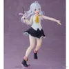 Mascot Costumes 20cm Anime Figure Wandering Witch: the Journey Pf Elaina Standding Position Model Dolls Toy Gift Collect Boxed Ornaments Pvc