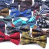 Bow Ties Moda Erkekler Bow Tie Klasik Çizgili Bowtie Erkekler için İş Düğünü Yetişkin Çiçek Bow Ties Kelebek takım elbise kravatlar Bowties 231012