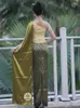 Этническая одежда, весна-лето, Таиланд, традиционная для женщин, блузка, длинная юбка, комплекты, азиатская одежда, приветственный этикет, костюм помощника