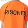 Costume a tema Detenuto adulto Come Orange Prisoner Jumpsuit Jailbird Outfit per Halloween Orange Prisoner Come Men Jail Jumpsuit ComeL231013