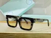 Moda w okulary przeciwsłoneczne projektant biały luksus dla mężczyzn i WO w stylu 40001 klasyczny gruba płyta czarna kwadratowa rama okulary VQPR FPUM