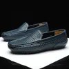 Kleid Schuhe Männer Casual Schuhe Luxus Marke Sommer Echtes Leder Herren Loafer Mokassins Aushöhlen Atmungsaktive Slip on Driving Schuhe BTMOTTZ 231013