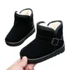 Boots Fashion Children الأحذية غير الرسمية Girls Boy Cotton Snow Warm Kids Boy Winter Winter Sneakers 231013