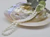 Choker Habitoo Real 18-cal 8-9 mm naturalny biały naszyjnik z perłową dla kobiet biżuterię 925 Srebrny złoty kolor homn
