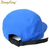 Dongking New 5 Panels Classic Baseball Cap Short Brim Baseball Cap Taslon Splash Proof Fabric Quick Dry Hat Flat Bill Big Size LJ2251K