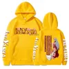 Sudaderas con capucha para hombre Sudaderas con capucha de manga larga con estampado de Anime japonés Harajuku Inuyasha YQ231013