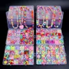 Party Games Crafts 500pcs DIY Handmade Beaded Childrens Toy Creative Loose Spacer Beads Making Bracelet Necklace Jewelry Kit Girl Gift 231013