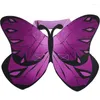 Vêtements pour chiens Kitty papillon imprimé Halloween transformer lumière mignon animal de compagnie costume décoratif multicolore accessoires de fête de chat