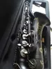 Super New Tenor Saxophone B Flat Sax Spela professionellt stycke Musik svart saxofon med fall munstycke gratis