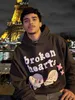 Planet Broken High Quality Pullover à manches longues Sweatshirts Sweatrs Mens Hoodie Y2K Street Fashion Break Planet Planet Hoodie Brand de luxe Break Break Planet Suit 8023