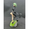 Costumes de mascotte 22 cm Figure Anime One Punch-man Tatsumaki frissonnant sexy robe noire debout pose poupées jouet cadeau recueillir matériel PVC