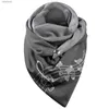 Halsdukar Fashion Scarf Graphic Music Note Print Square Scarves With Button Clasp Women Winter Warm Scarf Female Neck Warmer Filt Wrapssl231013