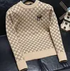 Męskie designerskie swetry pullover bluza bluza z długim rękawem