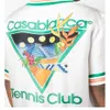 2023ss Casablanca Tenni Club Chemises en soie Mode Hommes Designer Chemise de plage Casablanc Polo284f