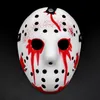 Toptan Masquerade Maskeleri Jason Voorhees Mask Cuma 13. Korku Filmi Hokey Maskesi Korkunç Cadılar Bayramı Kostüm Cosplay Plastik Parti Maskeleri 1013