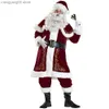 Theme Costume Couple Christmas Santa Claus Cosplay Come Xmas Party Man Children's Family Come Xmas Santa Claus Suit Adult Christmas Cosp T231013