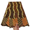 YQOINFKS Vestido feminino africano Voile suíço tecido de algodão com strass 5 jardas costura artesanato festa de casamento estilo moderno nigeriano design2023 nova chegada YQ-5184