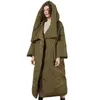 Mulheres para baixo parkas kjmyyx jaqueta de inverno feminino 2023 engrossar longo com capuz parka casaco quente jaqueta feminina casacos 231012