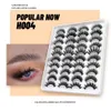 Faux cils GROINNEYA cils 51020 paires 3D Faux cils de vison naturel Volume dramatique Extension de cils maquillage 231012