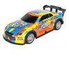 Carro rc de alta velocidade, carro de drift rc de alta velocidade com luzes led 27hz, modelo de controle remoto, veículo de corrida, carro de brinquedo esportivo para crianças e